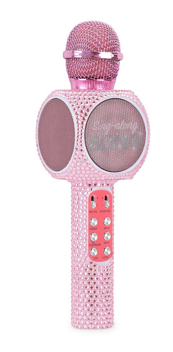Trend Tech Pink Karaoke Microphone